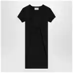 Coperni Black mini dress with heart