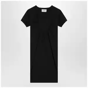 Coperni Black mini dress with heart