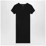 Coperni Black mini dress with heart