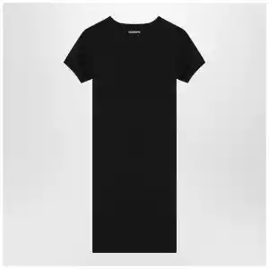 Coperni Black mini dress with heart