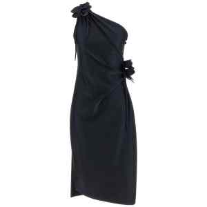 Coperni Asymmetric Mini Flower Dress