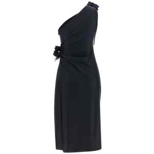 Coperni Asymmetric Mini Flower Dress