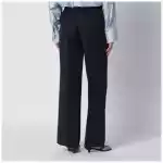P.A.R.O.S.H. Blue viscose trousers