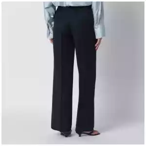 P.A.R.O.S.H. Blue viscose trousers