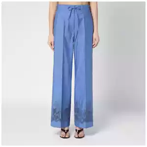 P.A.R.O.S.H. Embroidered cotton pants