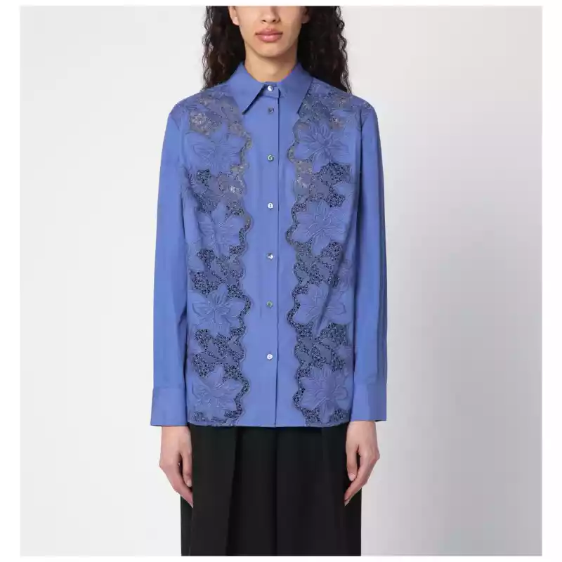 P.A.R.O.S.H. Embroidered cotton shirt