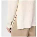P.A.R.O.S.H. Sweater cream in cotton and cashmere