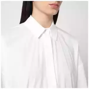 P.A.R.O.S.H. White chemise dress in cotton