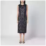 P.A.R.O.S.H. Blue lace midi dress