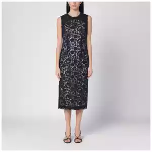 P.A.R.O.S.H. Blue lace midi dress