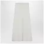 Max Mara Ivory skirt in stretch cashmere knit