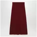 Max Mara Raspberry skirt in stretch cashmere knit