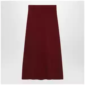 Max Mara Raspberry skirt in stretch cashmere knit