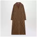 Max Mara Olive green shirt dress in cotton