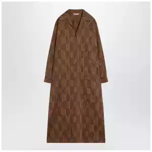 Max Mara Olive green shirt dress in cotton