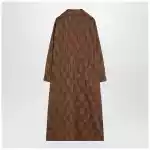 Max Mara Olive green shirt dress in cotton