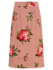 Dolce & Gabbana Bouquet Rose Skirt