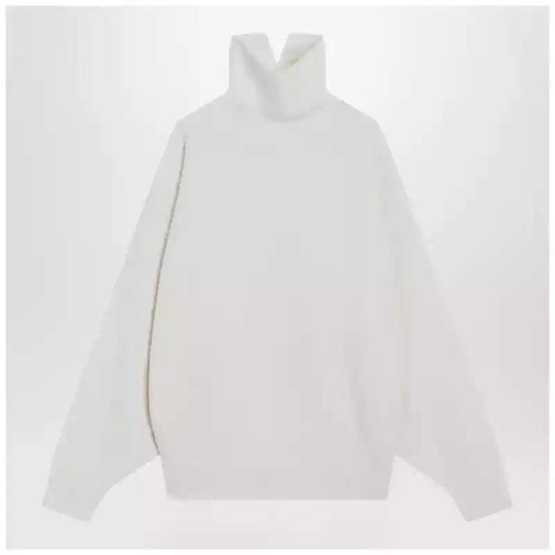Fear of God White turtleneck sweater in wool