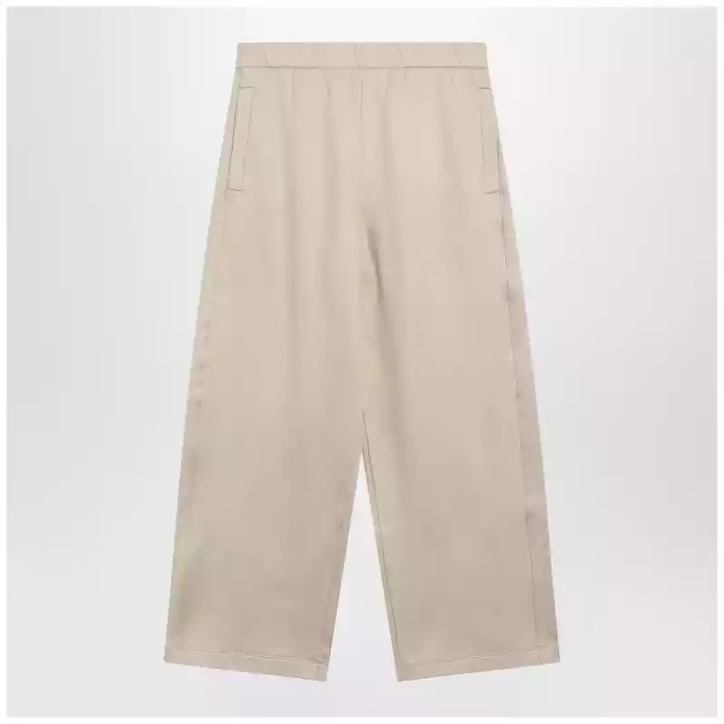 Max Mara Beige silk blend trousers