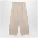 Max Mara Beige silk blend trousers