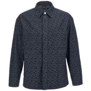 Fendi Overshirt Denim Ff