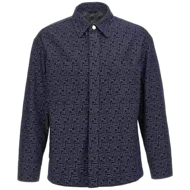Fendi Overshirt Denim Ff