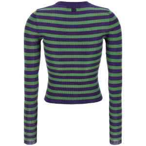 Dolce & Gabbana Striped Viscose Sweater