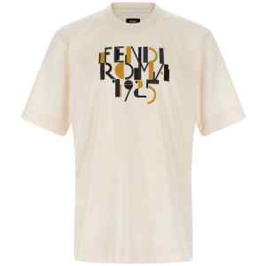 Fendi Roma 1925 Print T-shirt