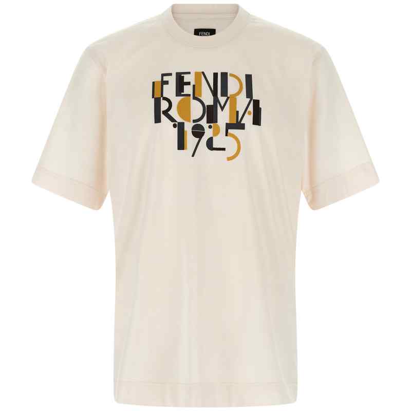 FY0936AVOHF1J7C_01_M_2025-07-29T14-26-03.337Z Fendi Roma 1925 Print T-shirt