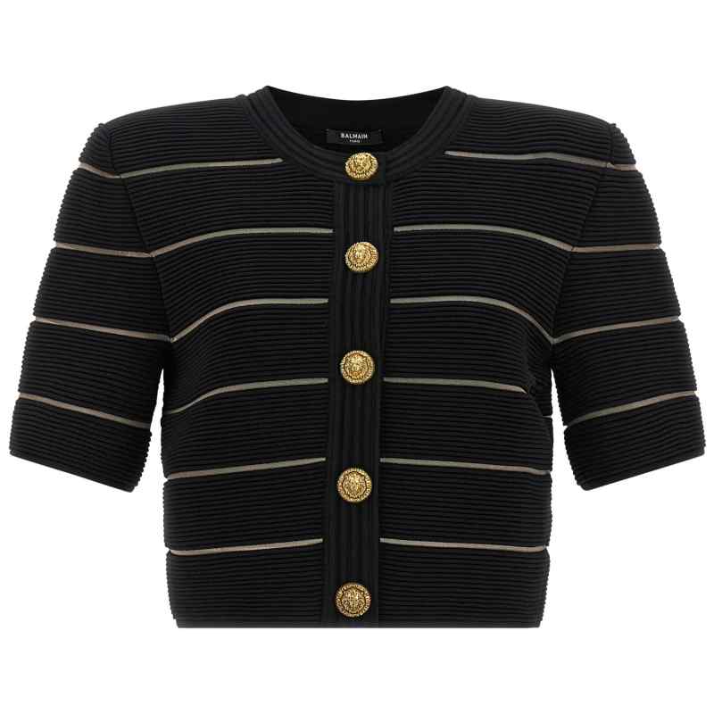 Balmain Cropped Cardigan