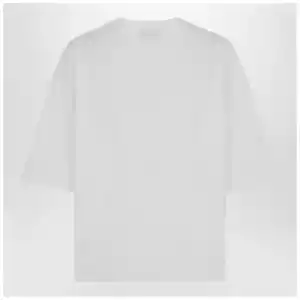 Balmain Oversized white T-shirt with logo print