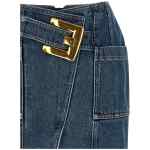 Balmain Belted Skirt