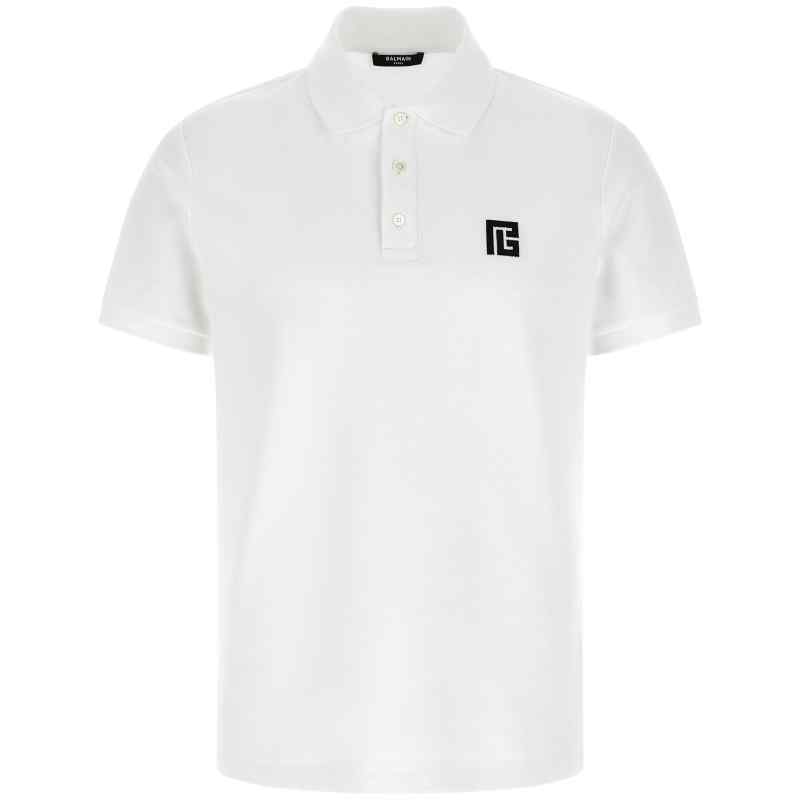 Balmain Embroidery Polo Shirt