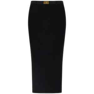 Elisabetta Franchi Ribbed Knit Skirt