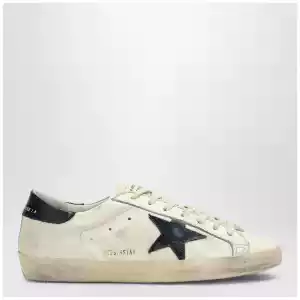 Golden Goose Super-star beige/blue low Sneakers