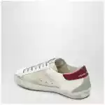 Golden Goose Super-Star sneakers in beige/white/red