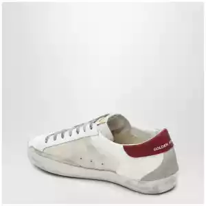 Golden Goose Super-Star sneakers in beige/white/red