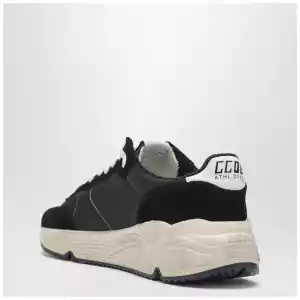 Golden Goose Running Sole Sneakers black/white
