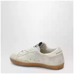 Golden Goose Super-Star sneakers in pearl with glitter star