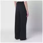 Golden Goose Black wide-leg cotton trousers