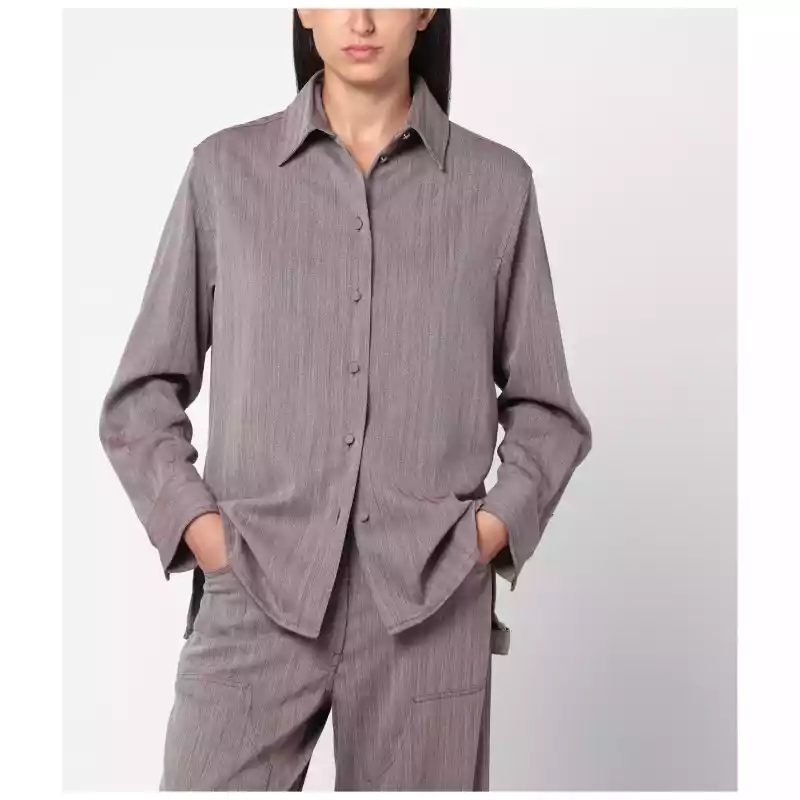 Golden Goose Garnet shirt in chevron wool blend