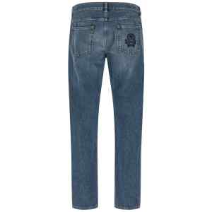 Dolce & Gabbana Heraldic Embroidery Jeans