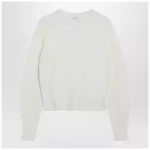 Max Mara Ivory sweater in stretch cashmere knit