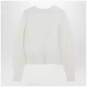 Max Mara Ivory sweater in stretch cashmere knit