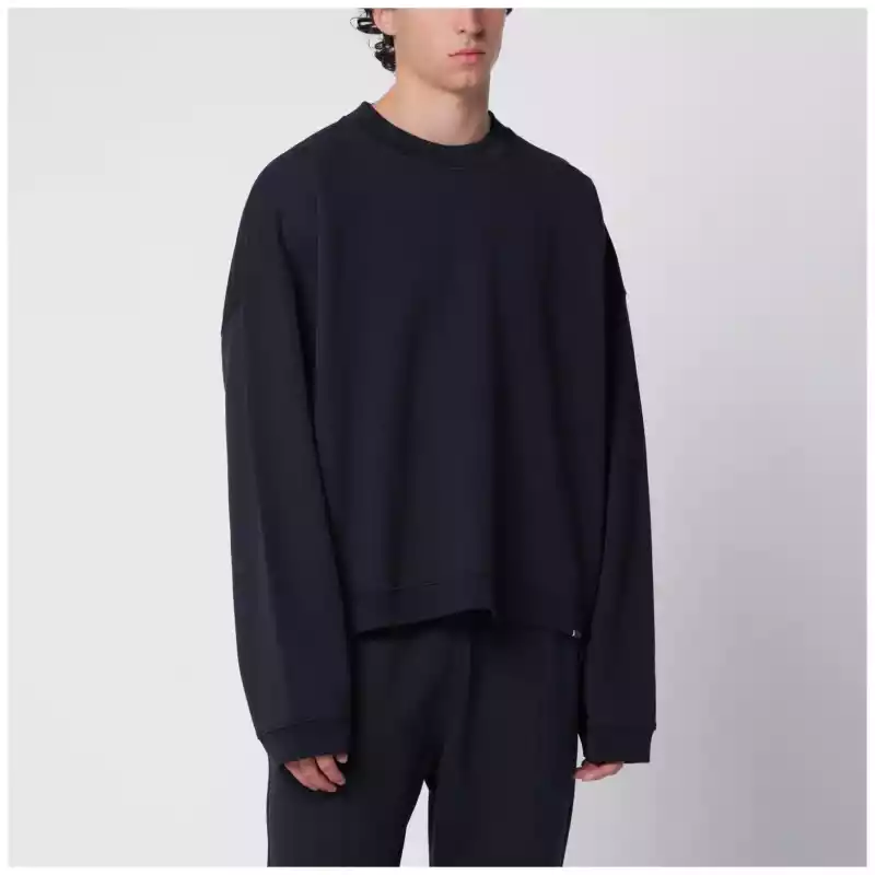 Represent Midnight navy cotton crew-neck sweatshirt