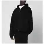 Represent Black zip-up hoodie