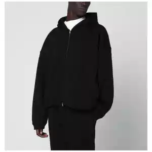 Represent Black zip-up hoodie