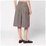 Jil Sander Brown check wool bermuda shorts