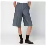 Jil Sander Bermuda in lana dark sky