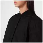 Jil Sander Quilted black bomber